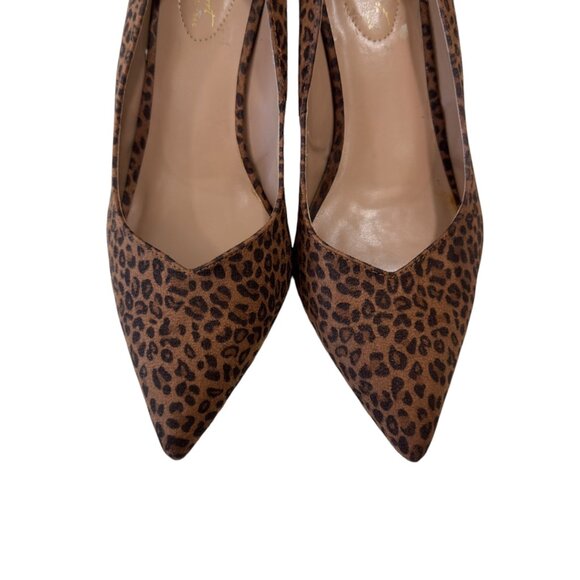 CATO COMFORT Women SZ 9W Leopard Print Pointed Toe Stiletto Heels - Picture 5 of 16